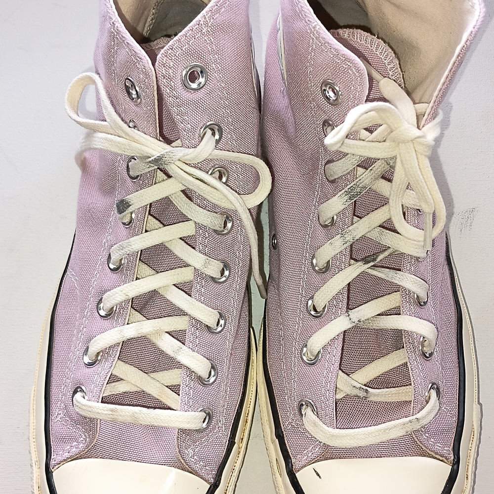 Converse Light Pink High-Top Sneakers